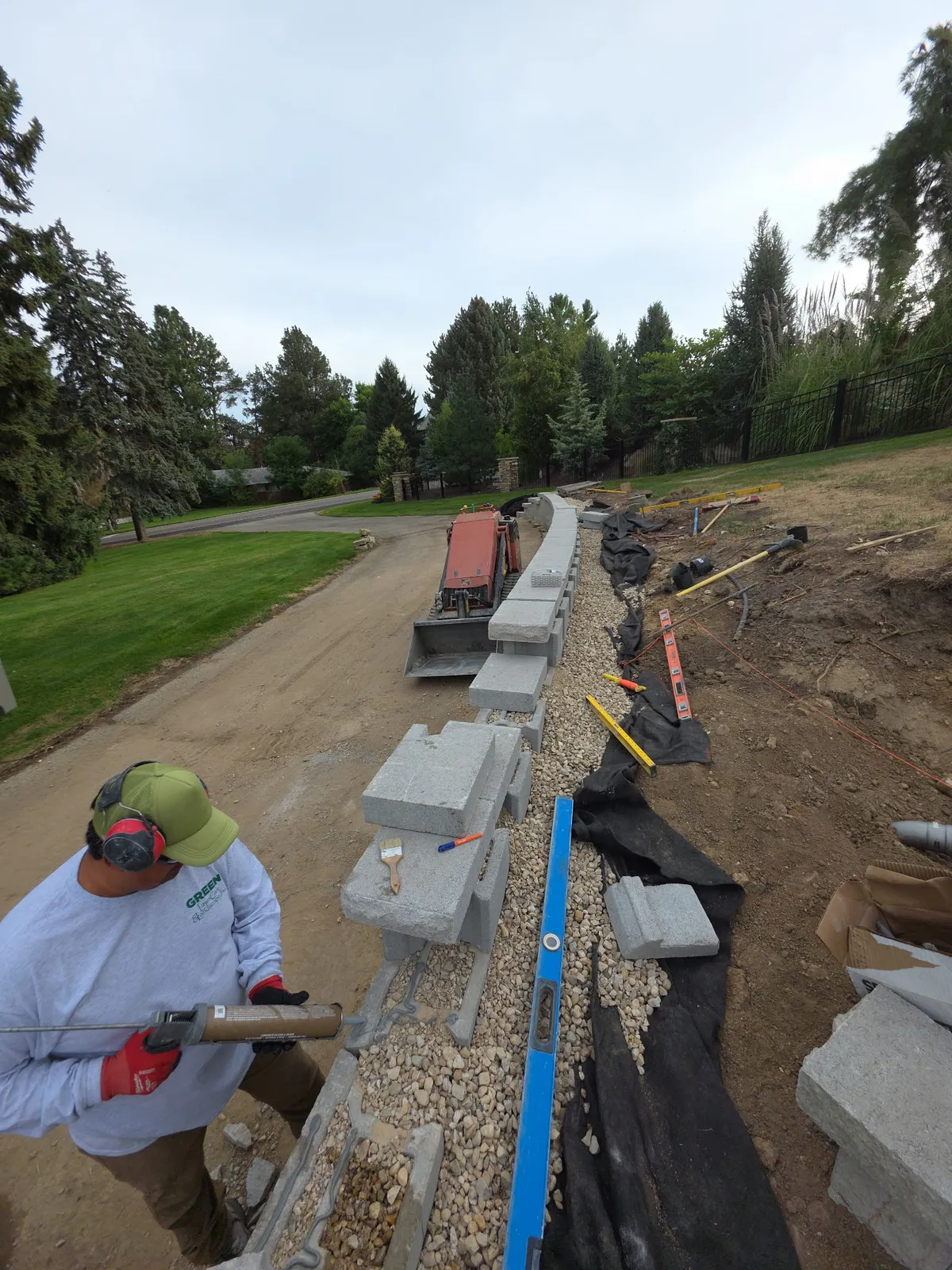 Landscaping project in Boise area